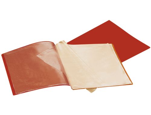 Capa catalogo liderpapel 40 bolsas polipropileno din a4 vermelho opaco , Liderpapel , 23037 , 4710581379308